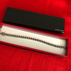 Black and white diamonds bracelet. Brand new!